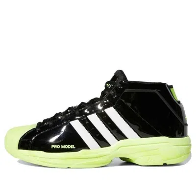 ADIDAS ORIGINALS adidas Pro Model 2G Shoes Black/White/Yellow