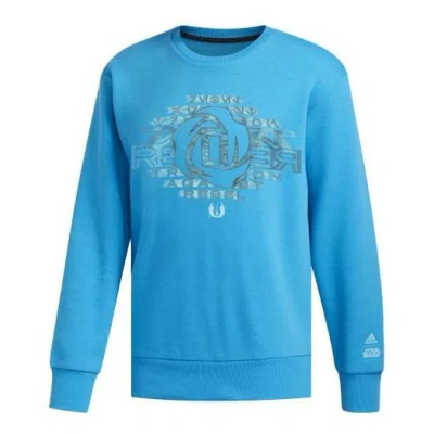ADIDAS ORIGINALS adidas Rose Cr Star War Basketball Round Neck Pullover Blue