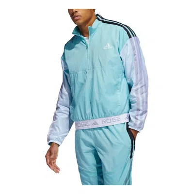 ADIDAS ORIGINALS adidas Rose Lw Anorak Basketball Sports Jacket Sky Blue