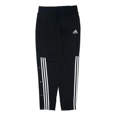 ADIDAS ORIGINALS adidas Running Sports Essentials Knitted Tricot Snap Pants Men's Black