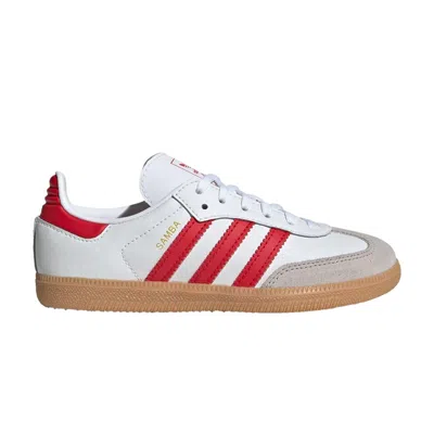 ADIDAS ORIGINALS ADIDAS SAMBA OG C 'WHITE SCARLET GUM' | KID'S SIZE 12.5