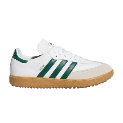 ADIDAS ORIGINALS ADIDAS SAMBA SPIKELESS GOLF 'WHITE COLLEGIATE GREEN GUM' | MEN'S SIZE 9.5