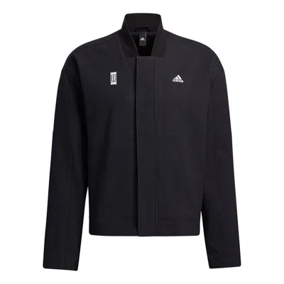ADIDAS ORIGINALS adidas Series WJ JKT Denim Training Sports Logo Jacket Black