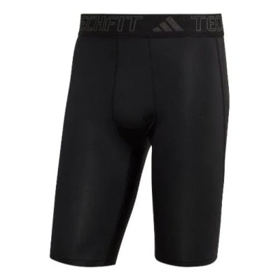 ADIDAS ORIGINALS adidas Sports Gym Solid Color Logo Tight Shorts Black
