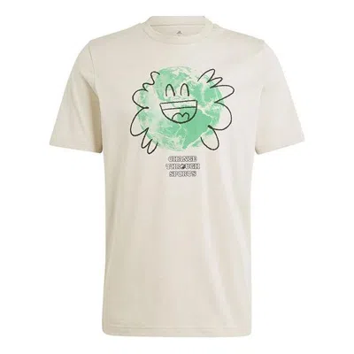 ADIDAS ORIGINALS adidas Sportswear Change Through Sports Earth T-Shirt 'Beige Green'