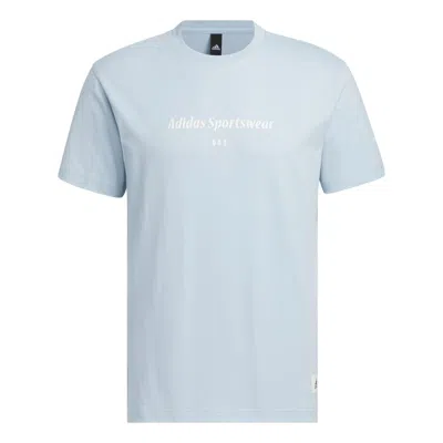 ADIDAS ORIGINALS adidas Sportswear Lounge Short Sleeve T-Shirts 'Blue'