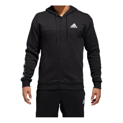 ADIDAS ORIGINALS adidas SPT Full Zip Basketball Sports Hooded Jacket Black
