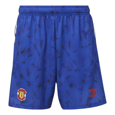 ADIDAS ORIGINALS adidas Stripe Full Print Sports Soccer/Football Shorts Blue