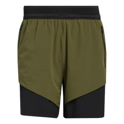 ADIDAS ORIGINALS adidas Stu Tech Short Training Sports Colorblock Shorts Green