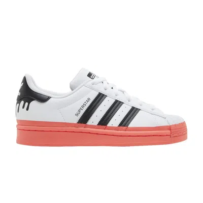 ADIDAS ORIGINALS ADIDAS SUPERSTAR BIG KID 'PAINT DRIP - WHITE TURBO' | KID'S SIZE 5