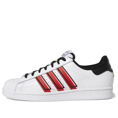 ADIDAS ORIGINALS adidas Superstar 'Cloud White Outlined Red Stripes'