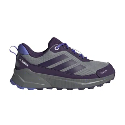 ADIDAS ORIGINALS ADIDAS TERREX TRAILMAKER 2 RAIN.RDY K 'GREY AURORA PLUM' | PURPLE | KID'S SIZE 12.5
