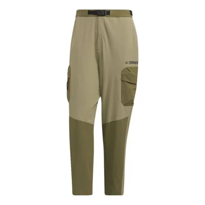 ADIDAS ORIGINALS adidas Terrex Voyager Woven 7/8 Trousers 'Oliver Green'