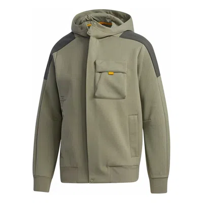 ADIDAS ORIGINALS adidas Th Htt Peach hooded casual Jacket Green