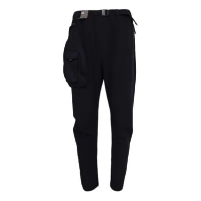 ADIDAS ORIGINALS adidas Th Pnt Wv Flc Leisure Sports Training Wear Woven Trousers Men's Black