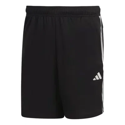 ADIDAS ORIGINALS adidas TRAIN ESSENTIALS PIQU 3-STRIPES TRAINING SHORTS 'Black White'