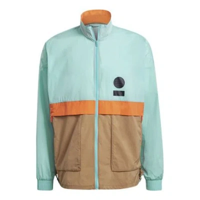 ADIDAS ORIGINALS adidas Ub Wb Astro Sports Stylish Windproof Stand Collar Jacket Colorblock