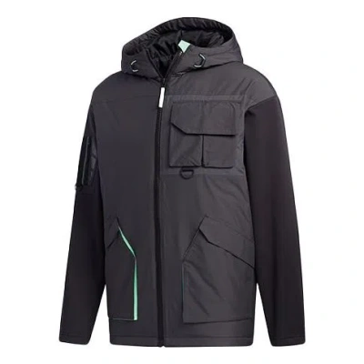 ADIDAS ORIGINALS adidas Urban Pad Jkt Outdoor Sport Reflective Jacket Men Black