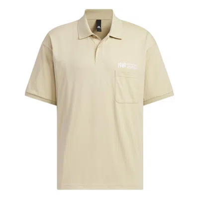 ADIDAS ORIGINALS adidas Verbiage Polo Shirts 'Beige'