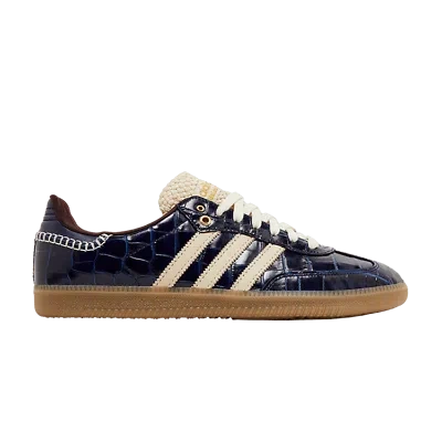 ADIDAS ORIGINALS ADIDAS WALES BONNER X SAMBA OG CROC - COLLEGIATE NAVY - JH9825