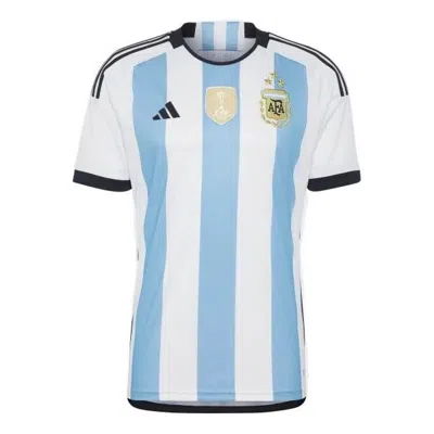 ADIDAS ORIGINALS adidas White Argentina 22 Winners Home Jersey 'White Light Blue'