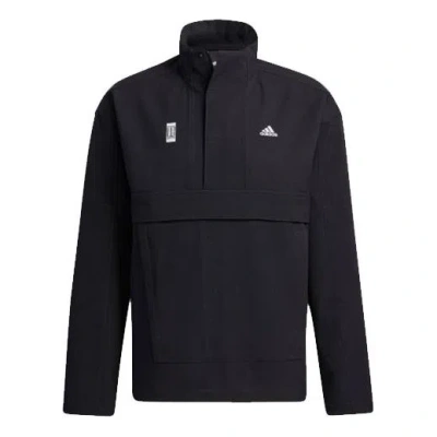ADIDAS ORIGINALS adidas Wj Anorak Series Casual Sports Woven Stand Collar Jacket Black