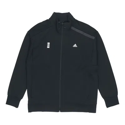 ADIDAS ORIGINALS adidas Wj Tt Swt Casual Sports Stand Collar Jacket Black