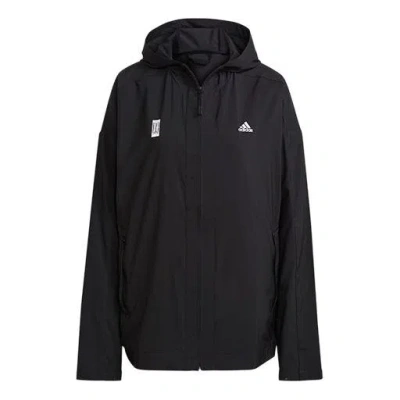 ADIDAS ORIGINALS adidas Wj Wb Series Sports hooded Windproof Jacket Black
