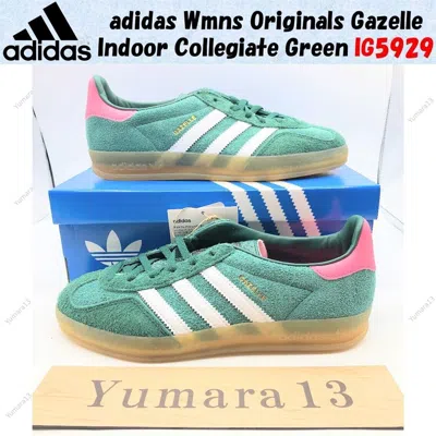 ADIDAS ORIGINALS ADIDAS WMNS ORIGINALS GAZELLE INDOOR COLLEGIATE GREEN IG5929 WOMEN'S SIZE