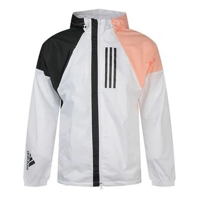 ADIDAS ORIGINALS adidas W.N.D. Jacket 'White/Black/Glow Pink'