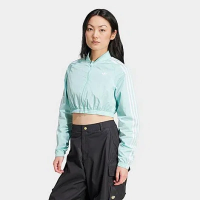 ADIDAS ORIGINALS ADIDAS WOMEN'S ORIGINALS ADICOLOR TEAMGEIST CROP TRACK TOP