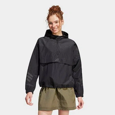 ADIDAS ORIGINALS ADIDAS WOMEN'S SPORTSWEAR FUTURE ICONS 3-STRIPES WINDBREAKER JACKET