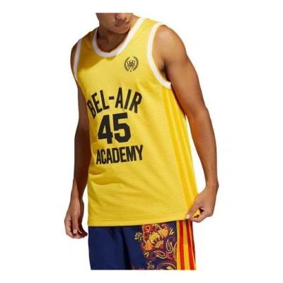 ADIDAS ORIGINALS adidas x BAA Crossover Basketball Sports Vest Yellow