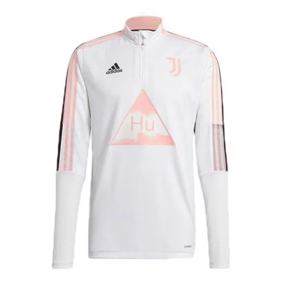 ADIDAS ORIGINALS adidas x Crossover Juve Hu Tr Top Juventus Soccer/Football Half Zipper Stand Collar Sports White Bla