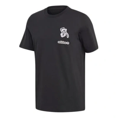 ADIDAS ORIGINALS adidas x Disney Goofy Crossover Logo Short Sleeve Black