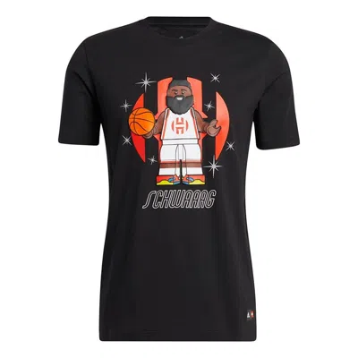 ADIDAS ORIGINALS adidas x LEGO Harden Tee 'Black White Orange'