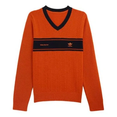 ADIDAS ORIGINALS adidas x Wales Bonner Long Sleeves T-Shirt 'Orange Black'