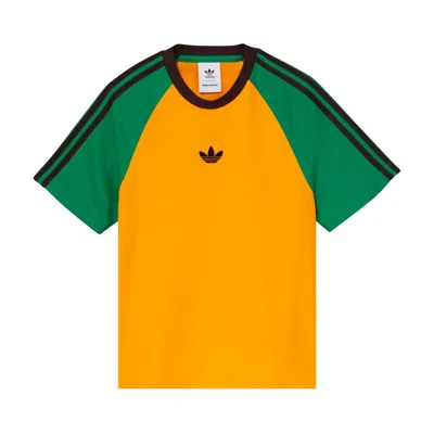 ADIDAS ORIGINALS ADIDAS X WALES BONNER SHORT SLEEVE TEE 'COLLEGIATE GOLD'