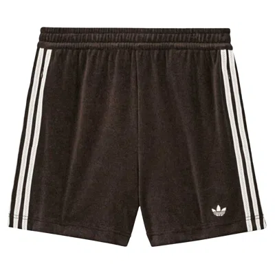 ADIDAS ORIGINALS ADIDAS X WALES BONNER TOWEL SHORTS 'DARK BROWN'
