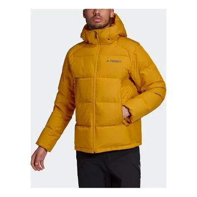 ADIDAS ORIGINALS adidas Xplr Puff Dwn J Outdoor Sports Down Jacket White Gold