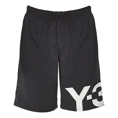 ADIDAS ORIGINALS adidas Y-3 Large Logo Swim Shorts 'Black White'