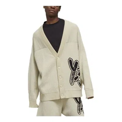 ADIDAS ORIGINALS adidas Y-3 Logo Knit Cardigan 'Off White'