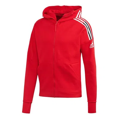 ADIDAS ORIGINALS adidas Zne Hd 3St Casual Sport Hoodie Jacket Men Pale Scarlet