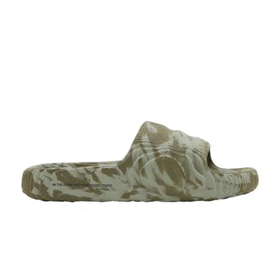 ADIDAS ORIGINALS ADILETTE 22 'OLIVE STRATA CAMO'