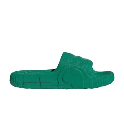 ADIDAS ORIGINALS ADILETTE 22 SLIDE 'BOLD GREEN'