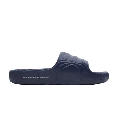 ADIDAS ORIGINALS ADILETTE 22 SLIDES 'DARK BLUE'