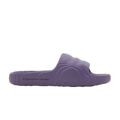 ADIDAS ORIGINALS ADILETTE 22 SLIDES 'TECH PURPLE'