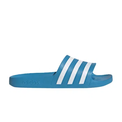 ADIDAS ORIGINALS ADILETTE AQUA SLIDES 'SOLAR BLUE'