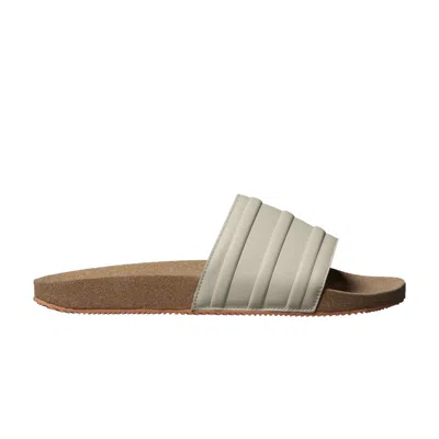 ADIDAS ORIGINALS ADILETTE PREMIUM SLIDES 'CORK PACK - ALUMINIUM'