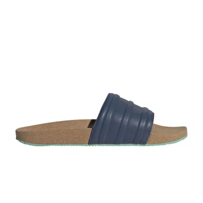 ADIDAS ORIGINALS ADILETTE PREMIUM SLIDES 'CORK PACK - NIGHT INDIGO'